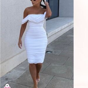 Bad for one night bandage midi dress